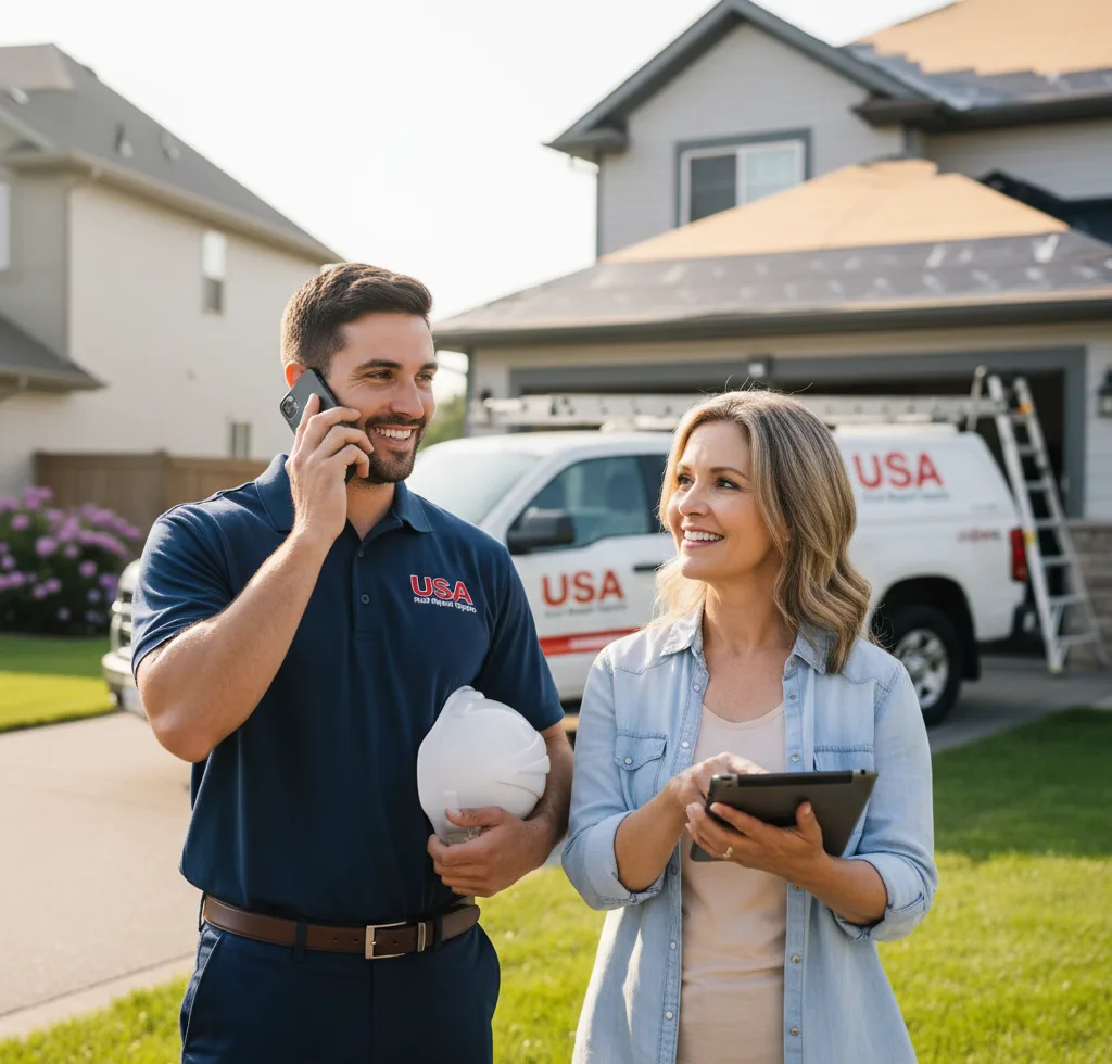 USA Roof Repair Experts customer support in Aurora